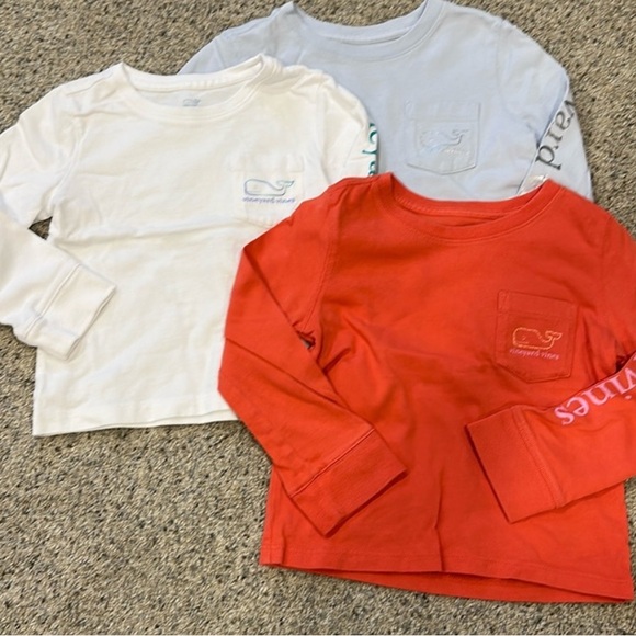 Set of 3 vineyard vines long sleeve T-shirt's - Picture 1 of 5